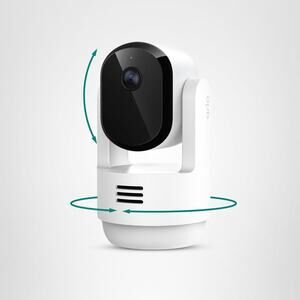 Arlo Essential Indoor Pan Tilt Security Camera 2K (2025 Release) - Wired Plug-in